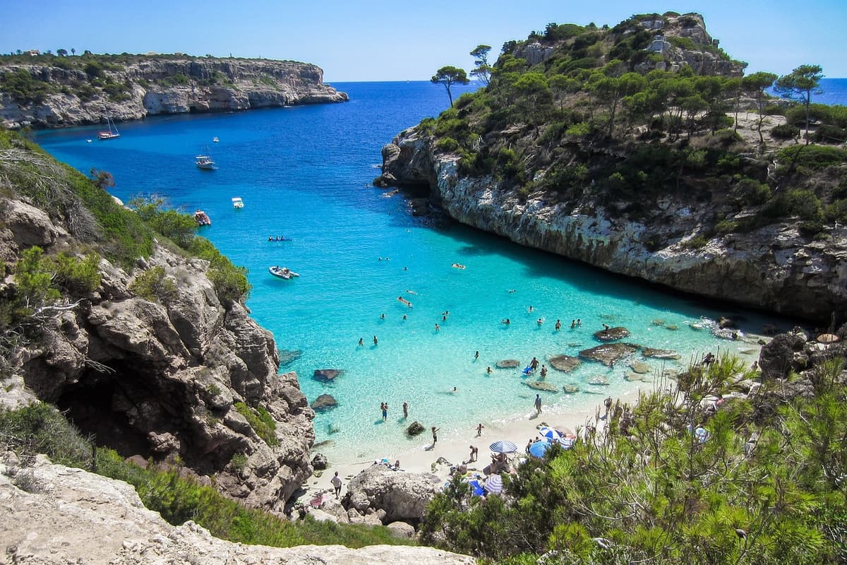 Mallorca Strand im Mai